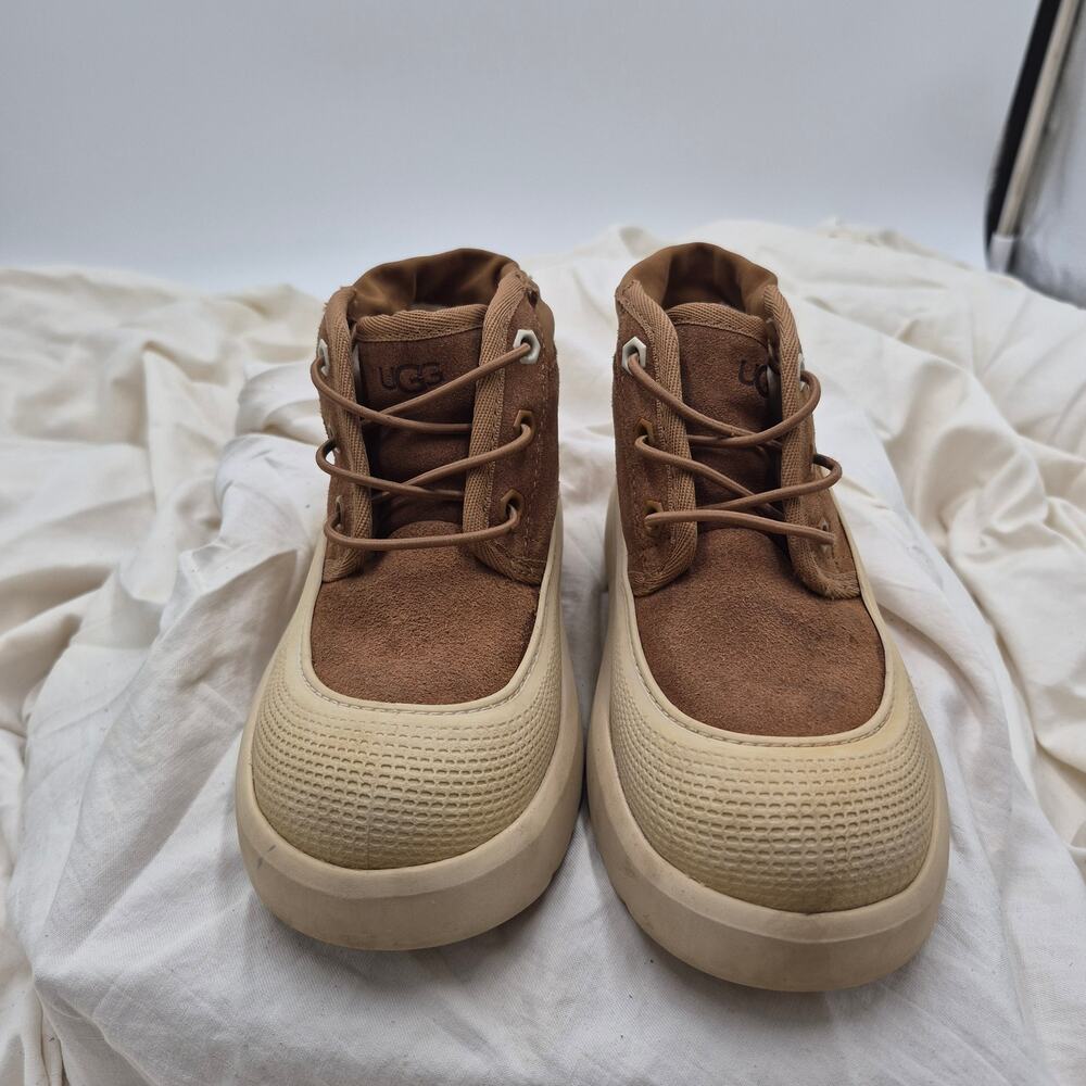 UGG Kids' Neumel Waterproof Hybrid Boot chestnut size 11